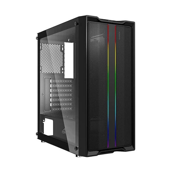 Kuro Basic Gaming PC RGTI-3710 | Intel i5 9th Gen 6-Core, Nvidia GeForce GT 730 2GB Graphics Card, 1TB HDD, 120GB SSD, 8GB DDR4 RAM, WiFi, Gigabit LAN, USB 3.0, Win 10
